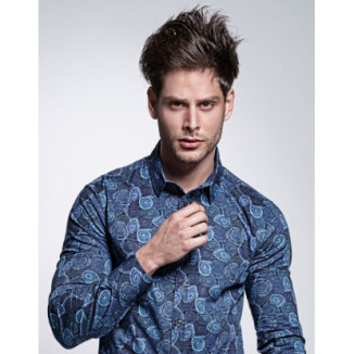 CAMISA DENIM FLOWERS